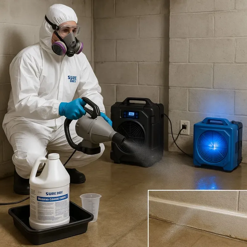 Sanitization and Odor Removal process in Creston, OH