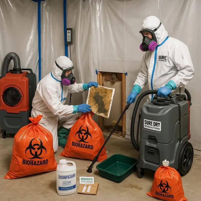 Contaminated Water Handling Protocols process in Creston, OH