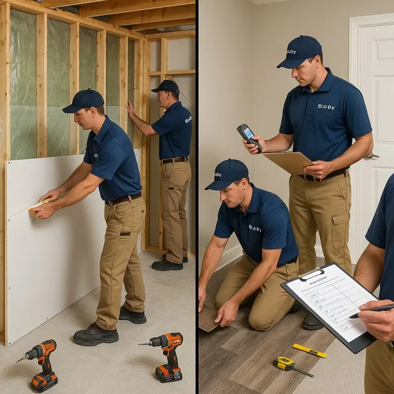 Repairs and Reconstruction process in Creston, OH